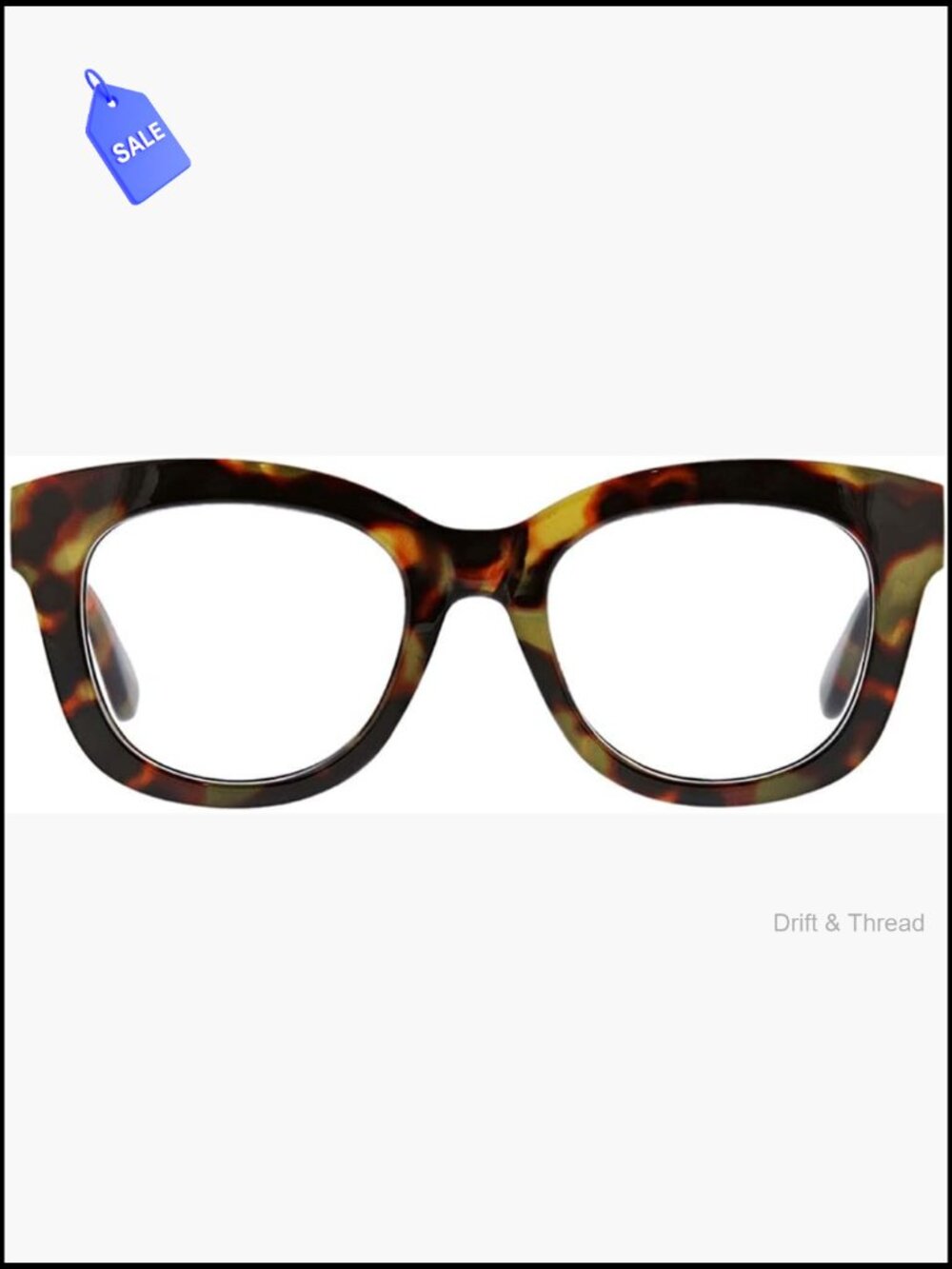 Oversized Blue Light Blocking Reading Glasses For Women
